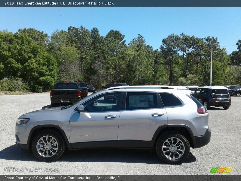 Billet Silver Metallic / Black 2019 Jeep Cherokee Latitude Plus