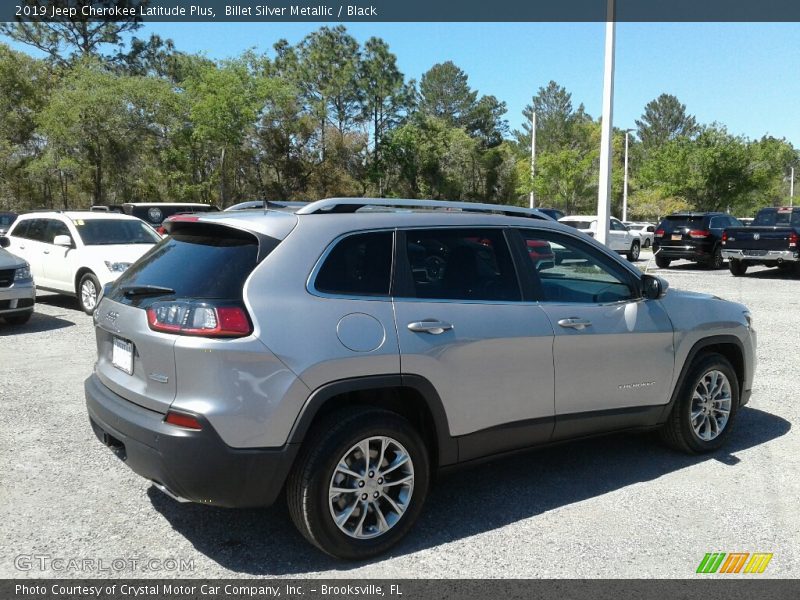 Billet Silver Metallic / Black 2019 Jeep Cherokee Latitude Plus