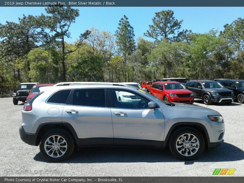 Billet Silver Metallic / Black 2019 Jeep Cherokee Latitude Plus