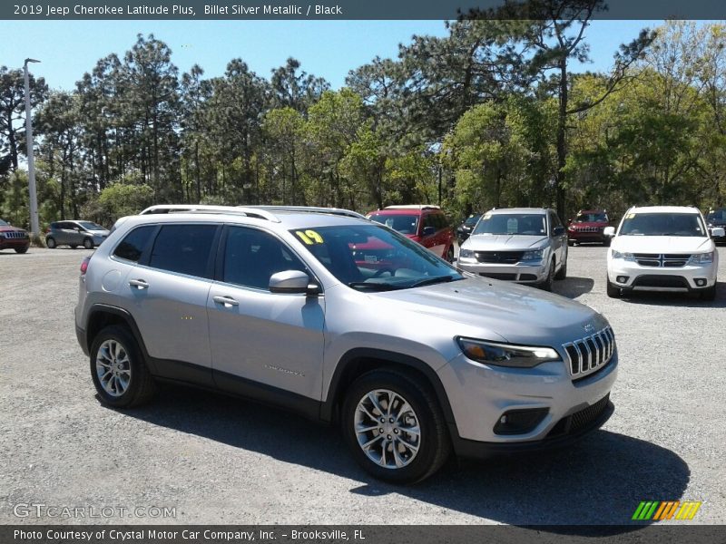 Billet Silver Metallic / Black 2019 Jeep Cherokee Latitude Plus