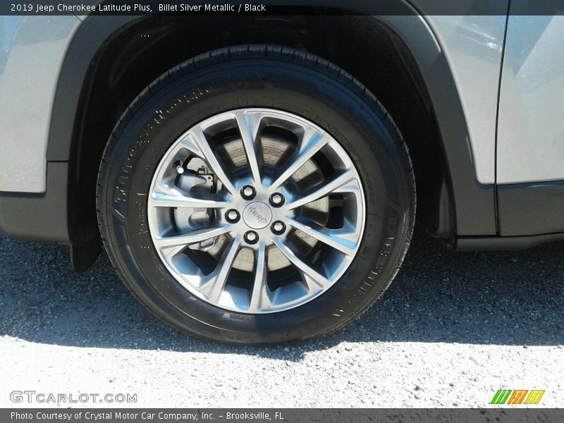 Billet Silver Metallic / Black 2019 Jeep Cherokee Latitude Plus