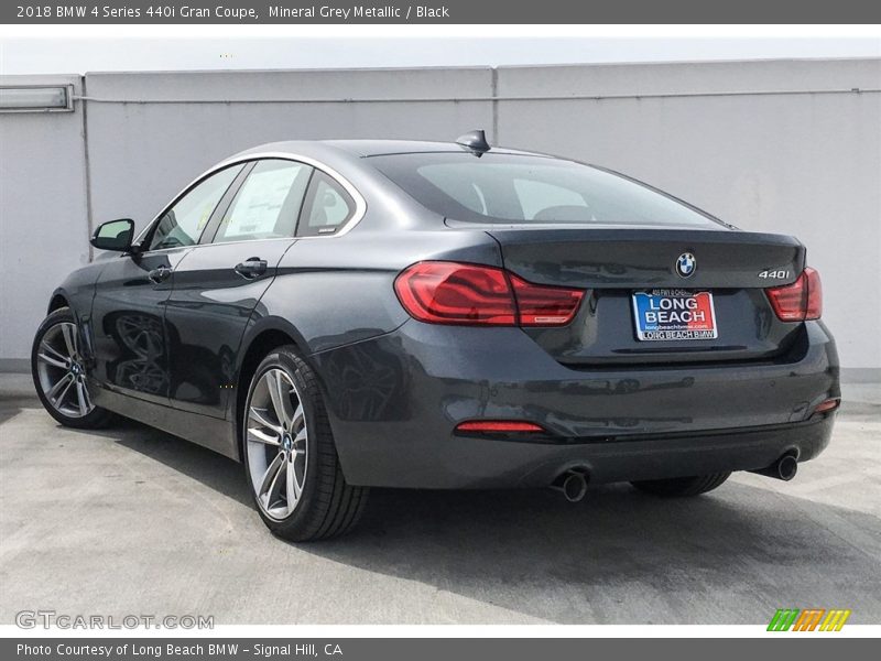 Mineral Grey Metallic / Black 2018 BMW 4 Series 440i Gran Coupe