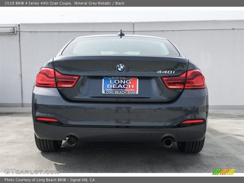 Mineral Grey Metallic / Black 2018 BMW 4 Series 440i Gran Coupe