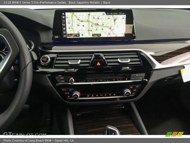 Black Sapphire Metallic / Black 2018 BMW 5 Series 530e iPerfomance Sedan