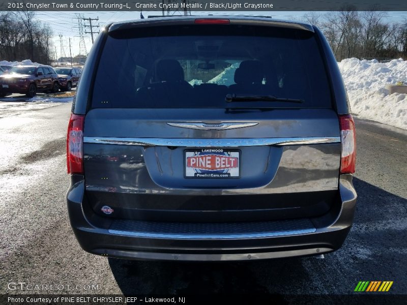 Granite Crystal Metallic / Black/Light Graystone 2015 Chrysler Town & Country Touring-L