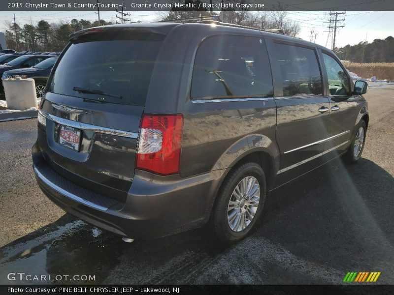 Granite Crystal Metallic / Black/Light Graystone 2015 Chrysler Town & Country Touring-L