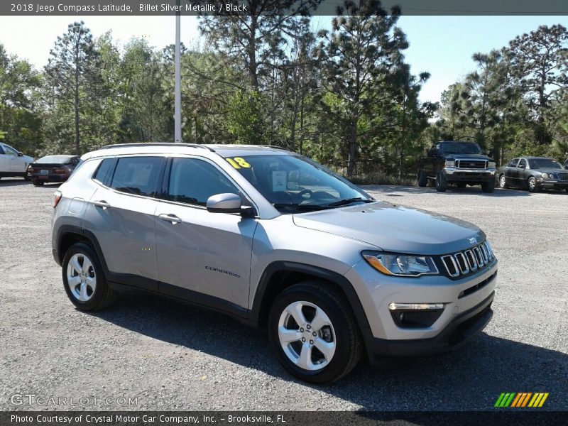 Billet Silver Metallic / Black 2018 Jeep Compass Latitude