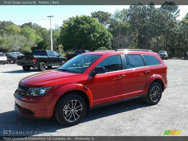 Redline / Black 2018 Dodge Journey SE
