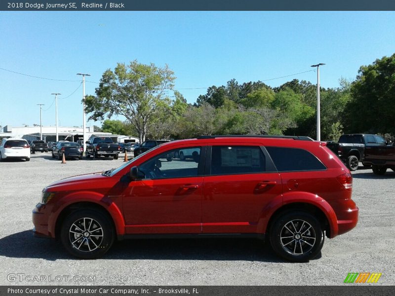 Redline / Black 2018 Dodge Journey SE