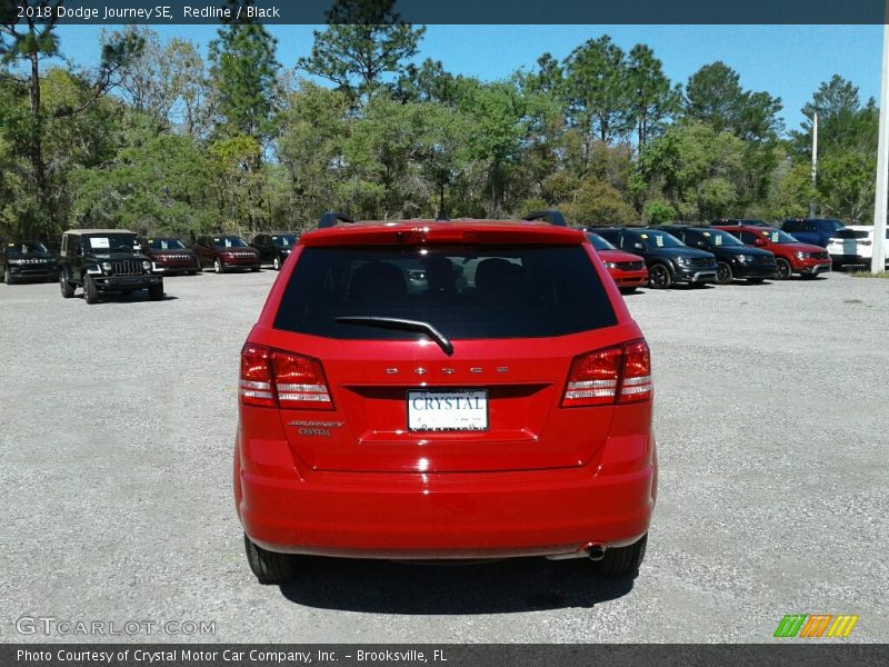 Redline / Black 2018 Dodge Journey SE