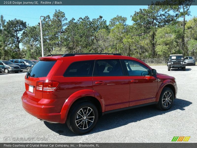 Redline / Black 2018 Dodge Journey SE