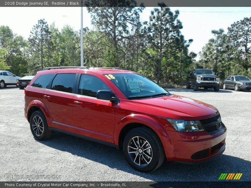 Redline / Black 2018 Dodge Journey SE