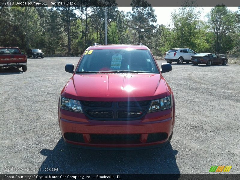 Redline / Black 2018 Dodge Journey SE
