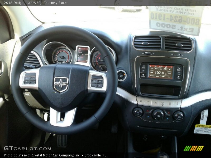 Redline / Black 2018 Dodge Journey SE