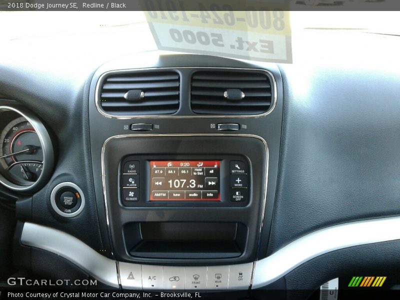 Redline / Black 2018 Dodge Journey SE