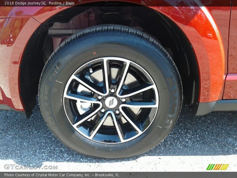 Redline / Black 2018 Dodge Journey SE