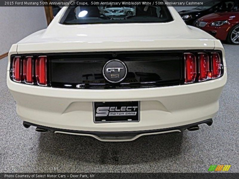 50th Anniversary Wimbledon White / 50th Anniversary Cashmere 2015 Ford Mustang 50th Anniversary GT Coupe