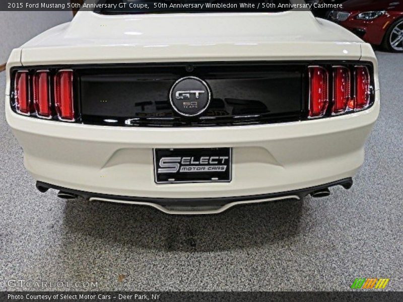 50th Anniversary Wimbledon White / 50th Anniversary Cashmere 2015 Ford Mustang 50th Anniversary GT Coupe