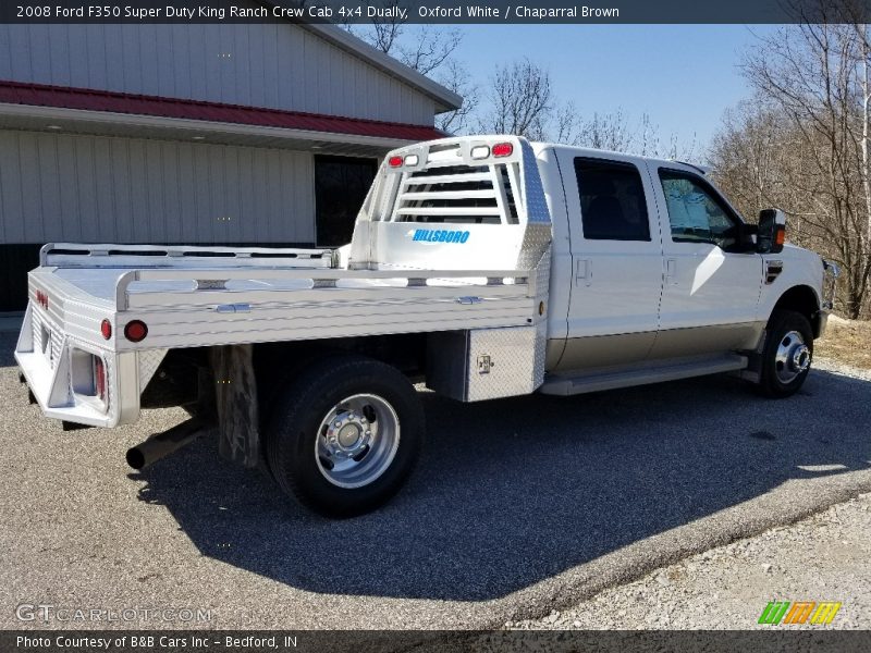 Oxford White / Chaparral Brown 2008 Ford F350 Super Duty King Ranch Crew Cab 4x4 Dually