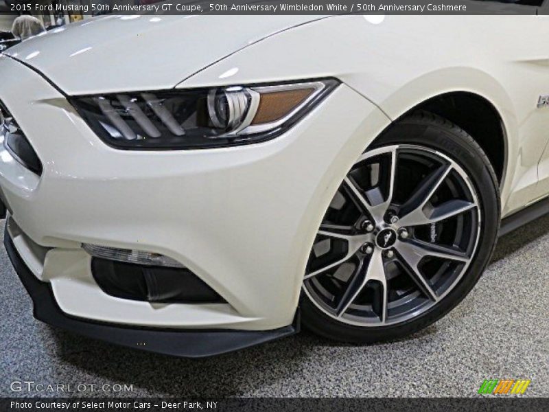 50th Anniversary Wimbledon White / 50th Anniversary Cashmere 2015 Ford Mustang 50th Anniversary GT Coupe