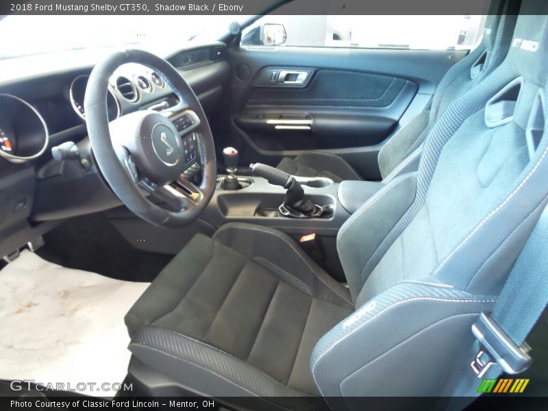 Front Seat of 2018 Mustang Shelby GT350