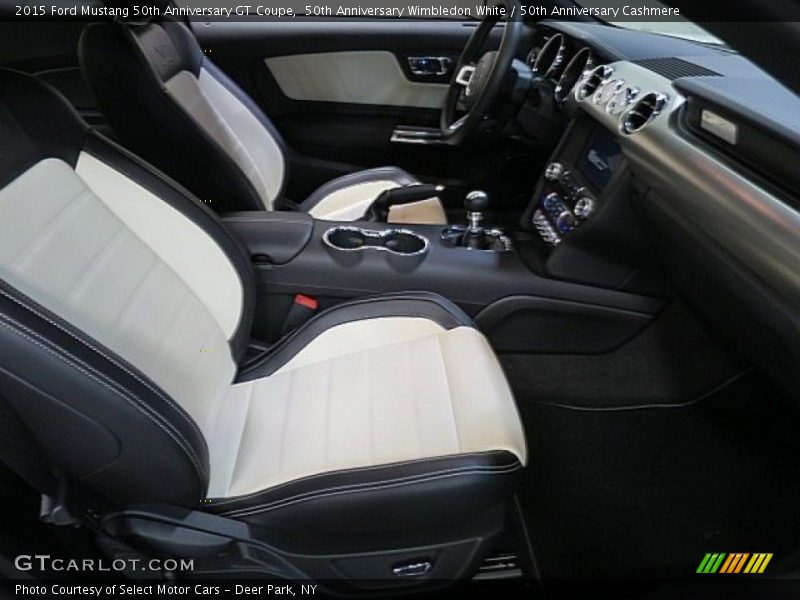 50th Anniversary Wimbledon White / 50th Anniversary Cashmere 2015 Ford Mustang 50th Anniversary GT Coupe