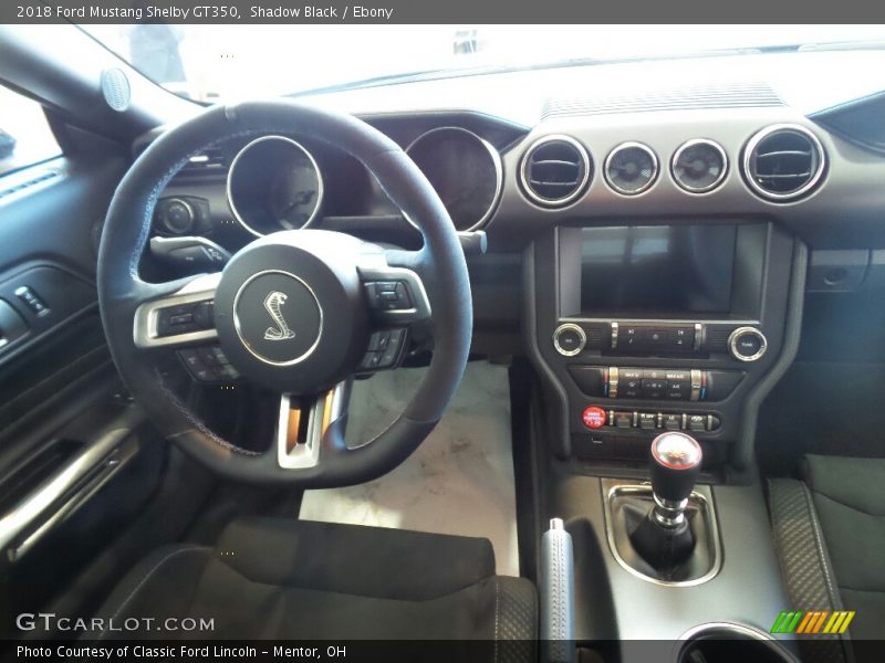 Dashboard of 2018 Mustang Shelby GT350