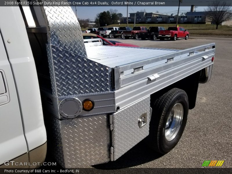 Oxford White / Chaparral Brown 2008 Ford F350 Super Duty King Ranch Crew Cab 4x4 Dually