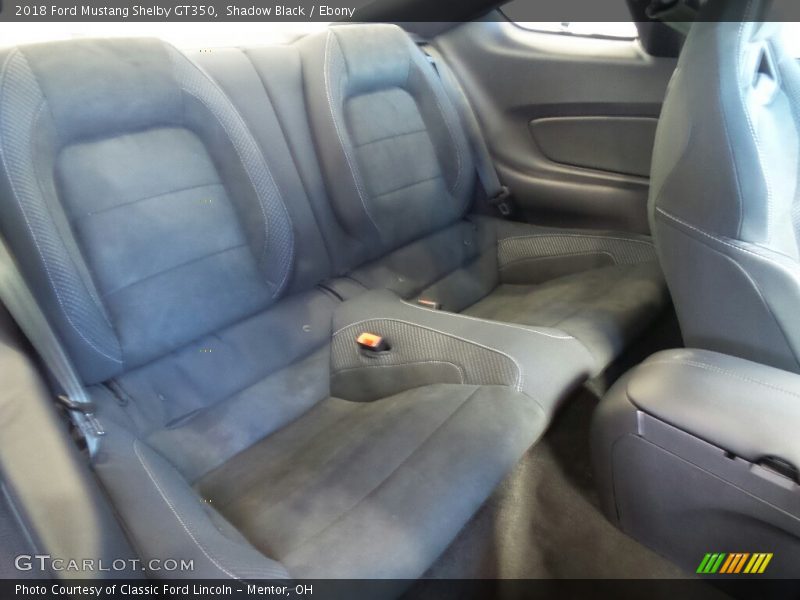 Rear Seat of 2018 Mustang Shelby GT350