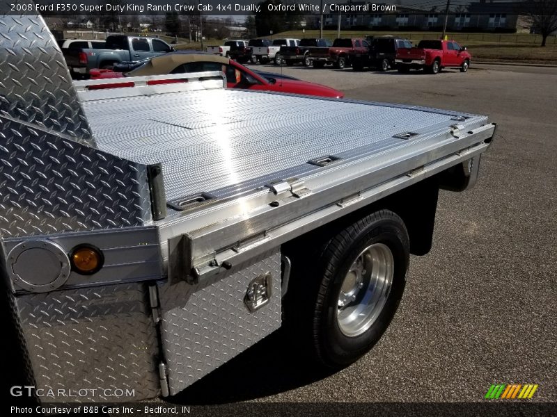 Oxford White / Chaparral Brown 2008 Ford F350 Super Duty King Ranch Crew Cab 4x4 Dually