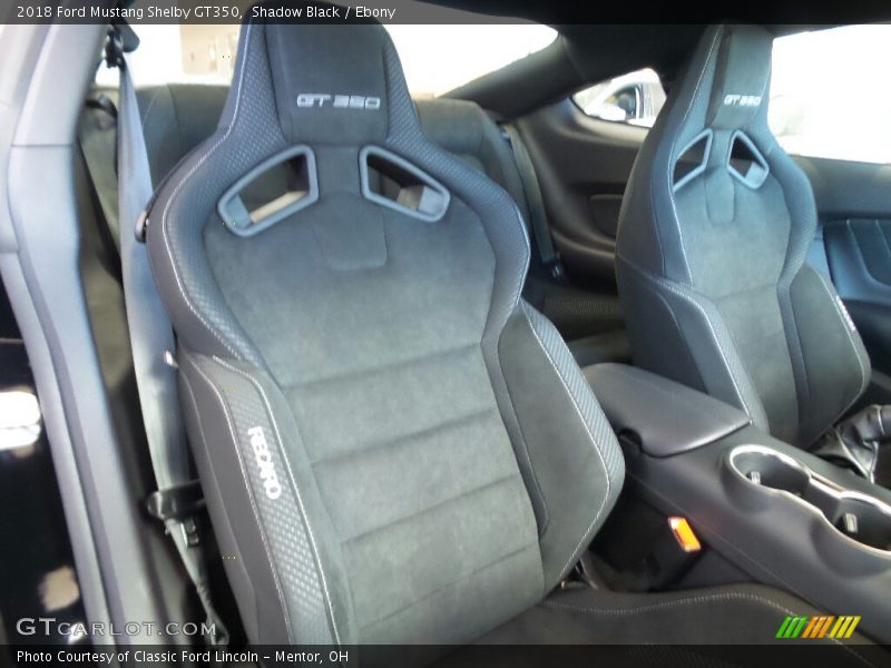 Front Seat of 2018 Mustang Shelby GT350
