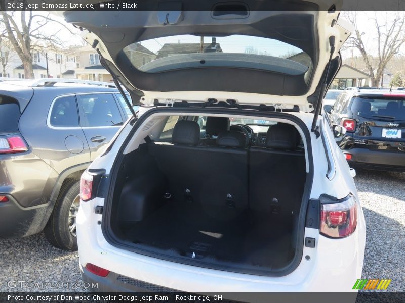 White / Black 2018 Jeep Compass Latitude