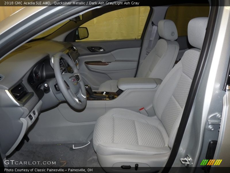 Quicksilver Metallic / Dark Ash Gray/Light Ash Gray 2018 GMC Acadia SLE AWD