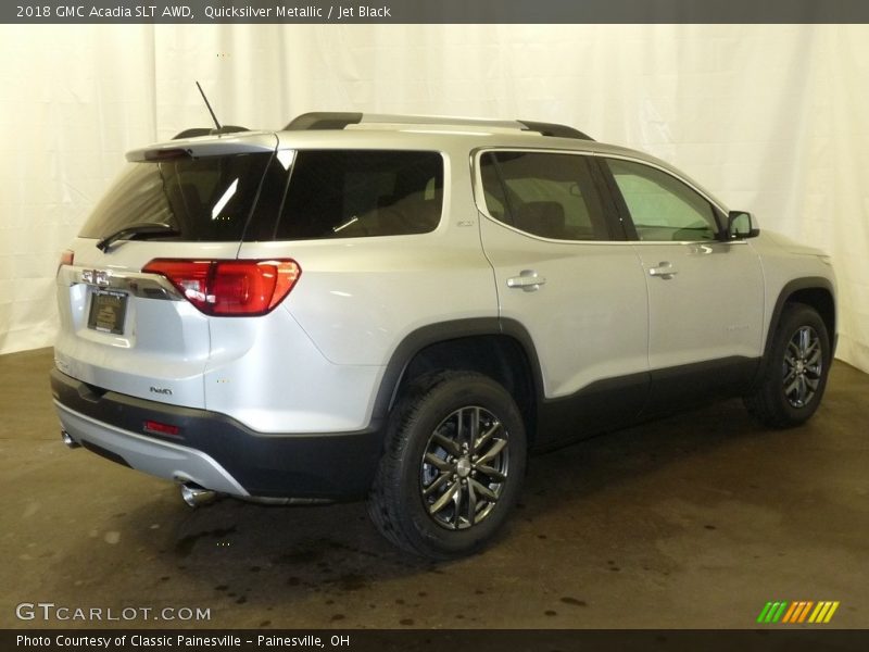 Quicksilver Metallic / Jet Black 2018 GMC Acadia SLT AWD