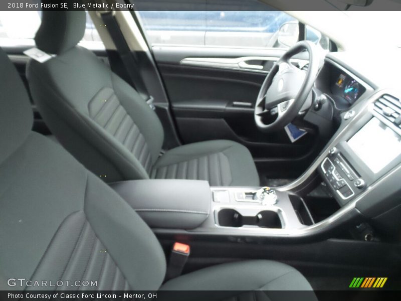 Blue Metallic / Ebony 2018 Ford Fusion SE