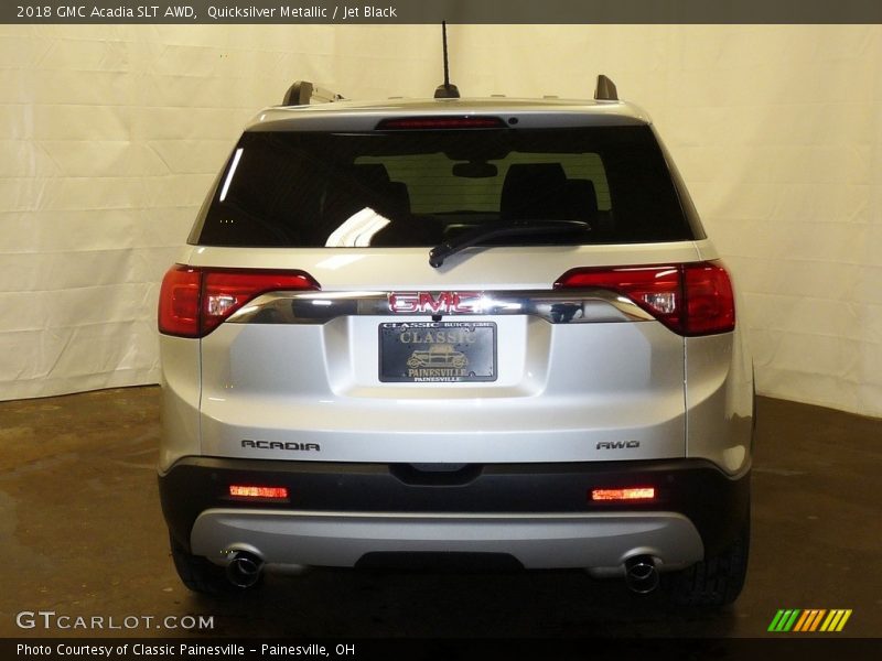 Quicksilver Metallic / Jet Black 2018 GMC Acadia SLT AWD