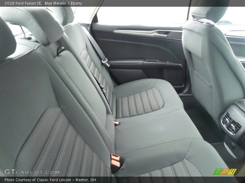 Blue Metallic / Ebony 2018 Ford Fusion SE