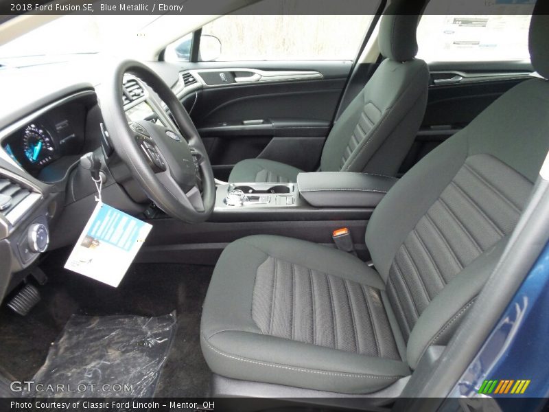 Blue Metallic / Ebony 2018 Ford Fusion SE