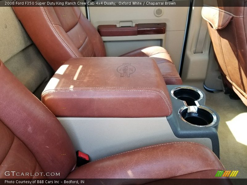 Oxford White / Chaparral Brown 2008 Ford F350 Super Duty King Ranch Crew Cab 4x4 Dually