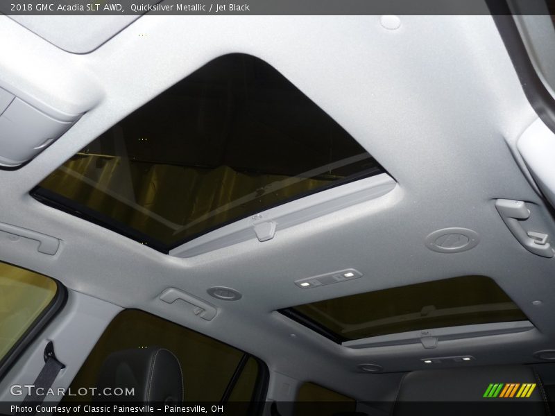 Quicksilver Metallic / Jet Black 2018 GMC Acadia SLT AWD