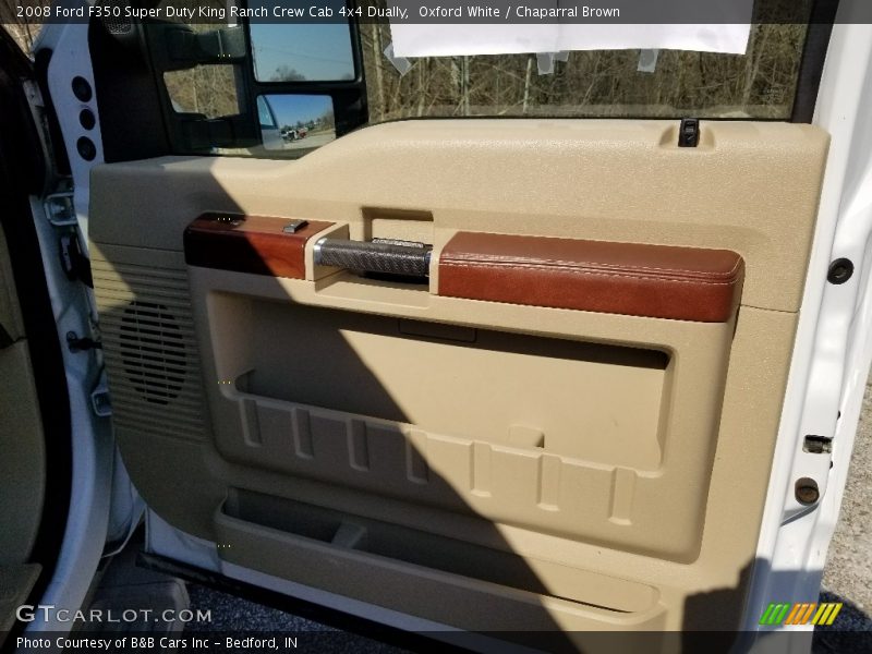 Oxford White / Chaparral Brown 2008 Ford F350 Super Duty King Ranch Crew Cab 4x4 Dually