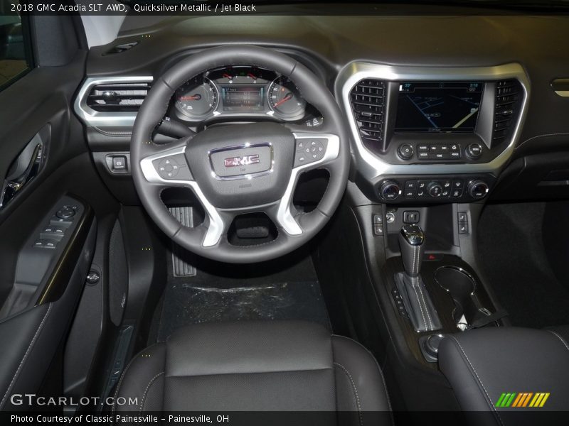 Quicksilver Metallic / Jet Black 2018 GMC Acadia SLT AWD