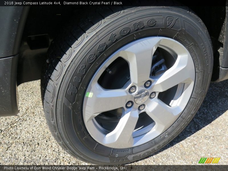 Diamond Black Crystal Pearl / Black 2018 Jeep Compass Latitude 4x4