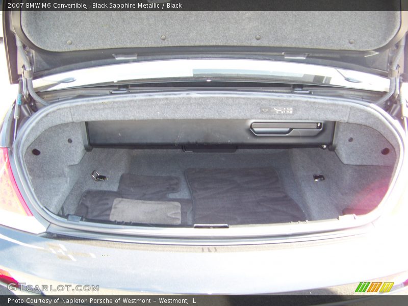Black Sapphire Metallic / Black 2007 BMW M6 Convertible