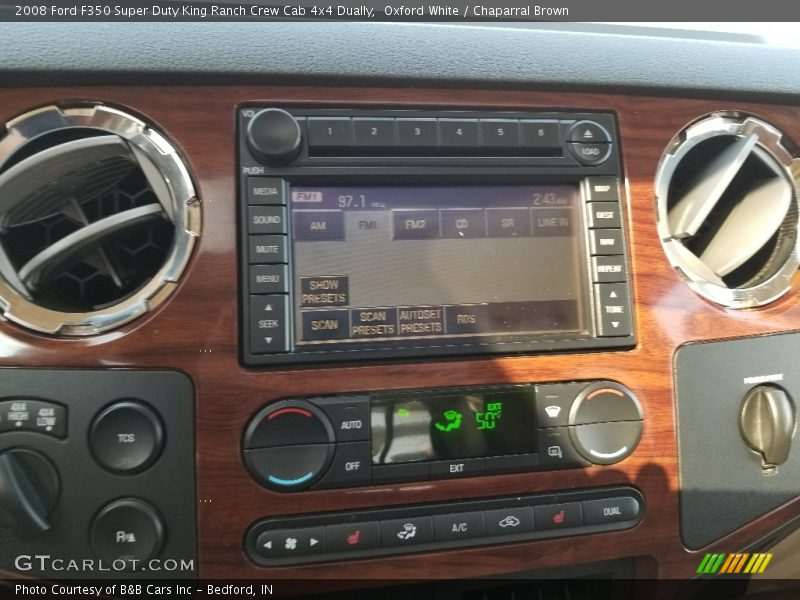 Oxford White / Chaparral Brown 2008 Ford F350 Super Duty King Ranch Crew Cab 4x4 Dually