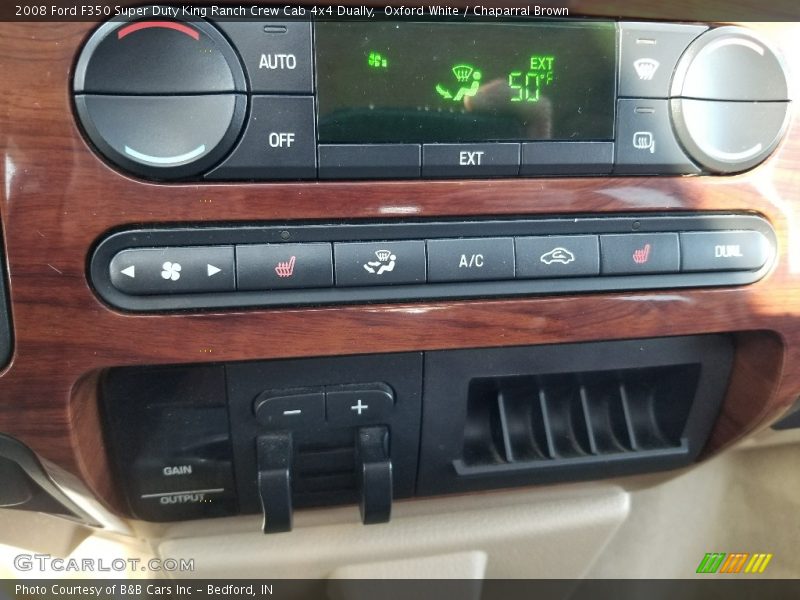 Oxford White / Chaparral Brown 2008 Ford F350 Super Duty King Ranch Crew Cab 4x4 Dually