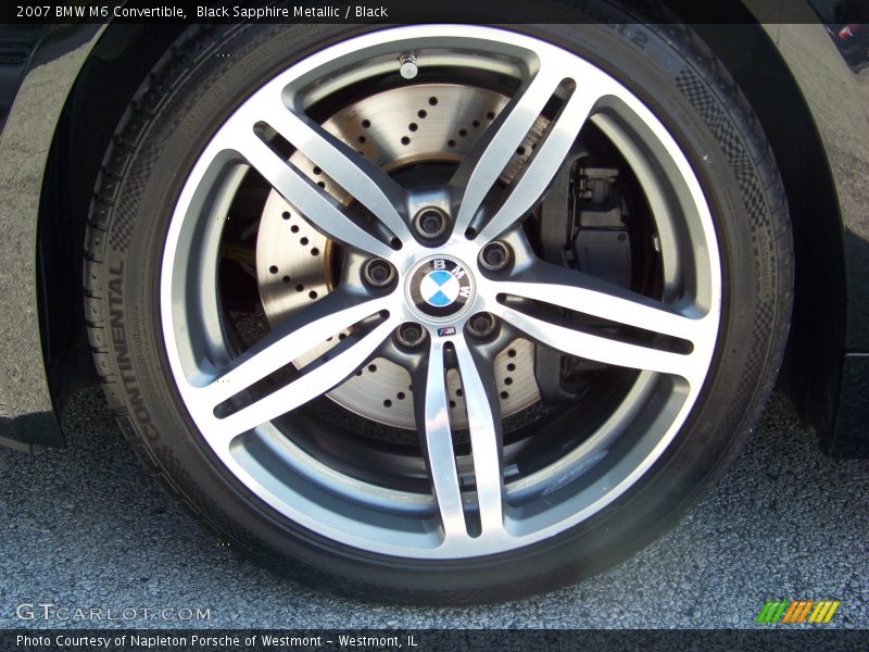 Black Sapphire Metallic / Black 2007 BMW M6 Convertible