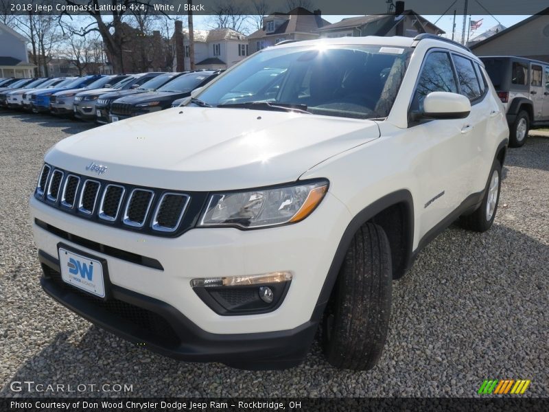 White / Black 2018 Jeep Compass Latitude 4x4