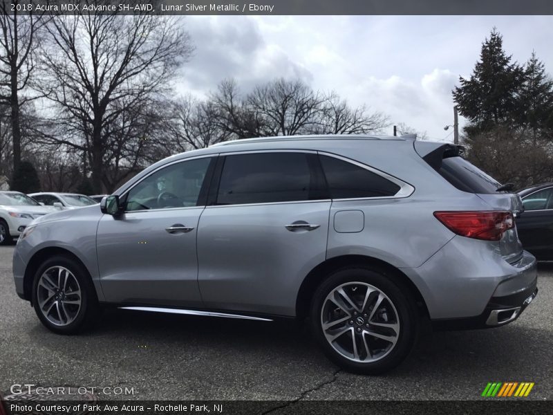 Lunar Silver Metallic / Ebony 2018 Acura MDX Advance SH-AWD