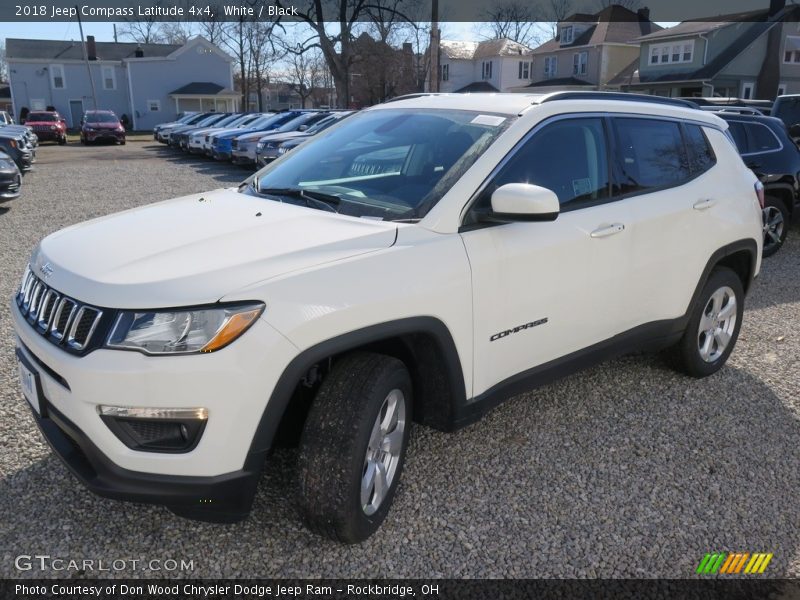 White / Black 2018 Jeep Compass Latitude 4x4
